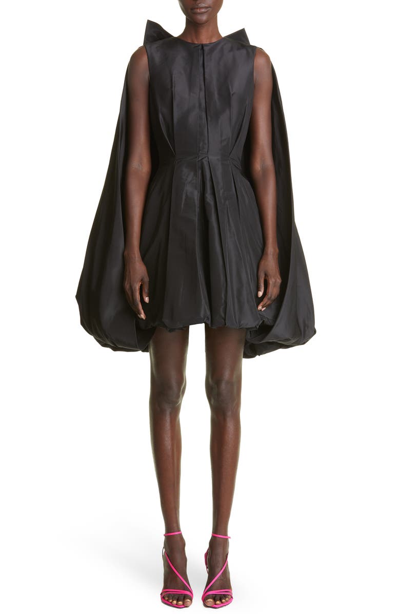 Jason Wu Collection Cape Back Bubble Hem Faille Minidress, Main, color, 