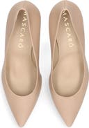 MASCARO Leather Pointed Toe Pump