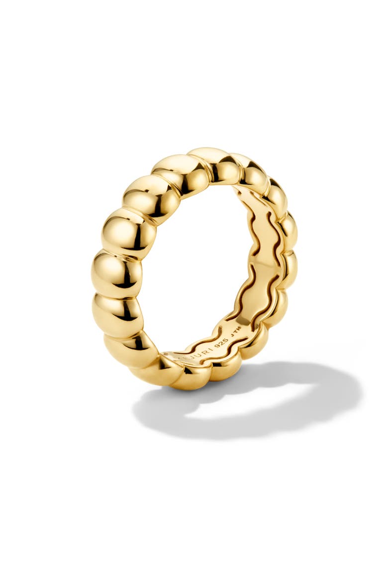 Puffy Stacker Ring, Alternate, color, 18k Gold Vermeil