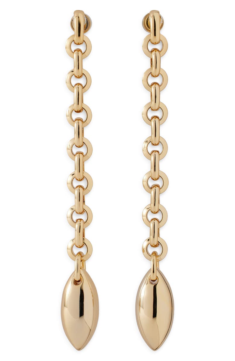 Jennifer Fisher Link Drop Earrings, Main, color, Yellow Gold