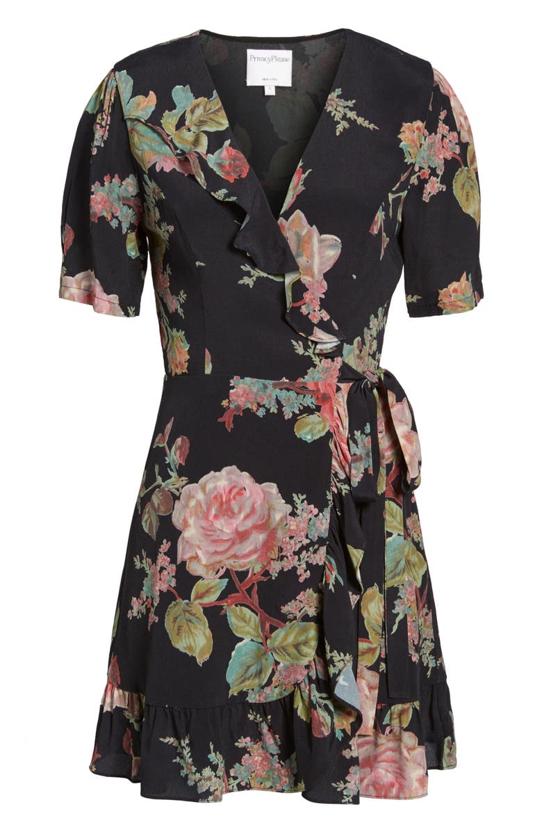 PRIVACY PLEASE June Wrap Dress, Alternate, color, 