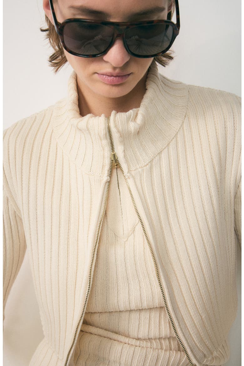 Patchwork Sweater, Alternate, color, ECRU