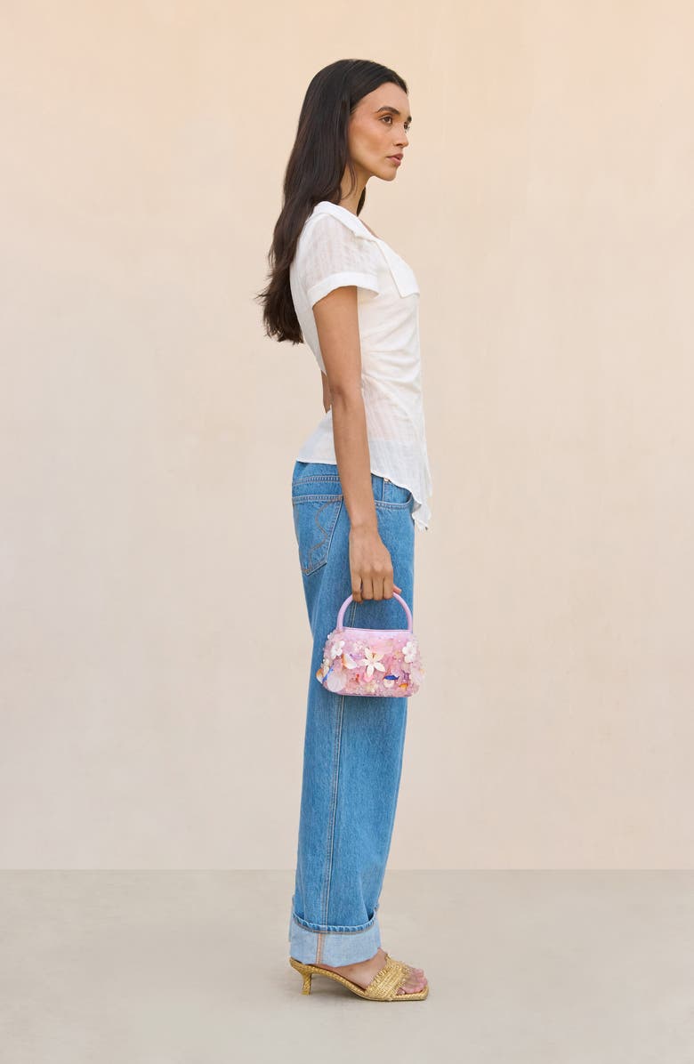 Cult Gaia Shallie Cotton Top, Alternate, color, White