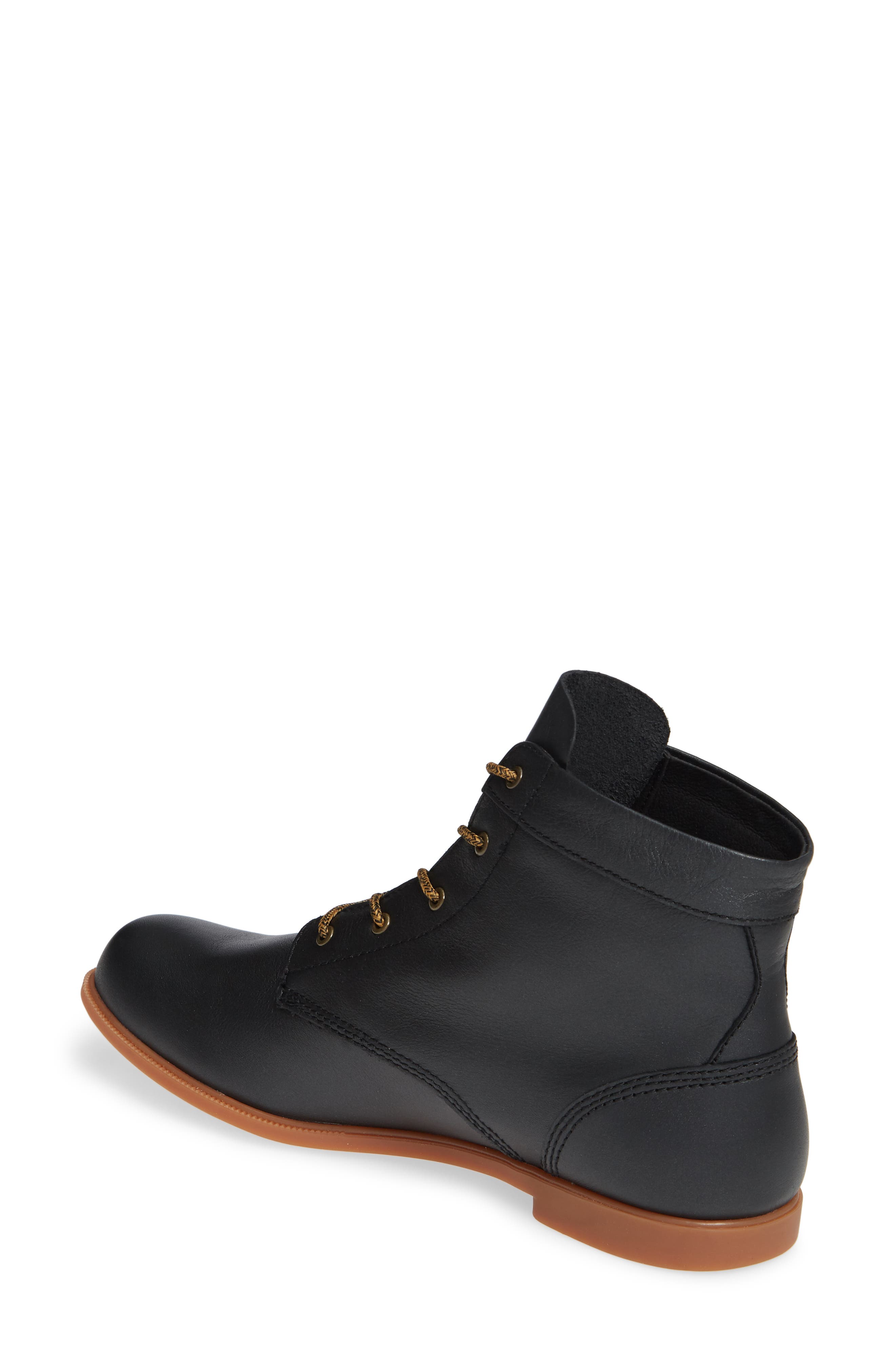 Original Low Rider Lace-Up Bootie, Alternate, color, BLACK LEATHER