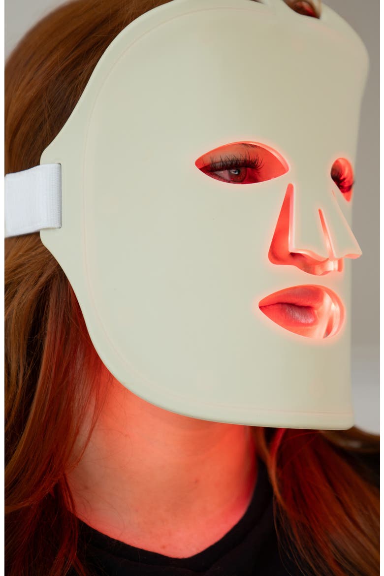 Red Light Therapy Mask, Alternate, color, LIGHT GREY