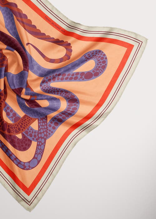 Alas Medium Pure Silk Patterned Scarf
