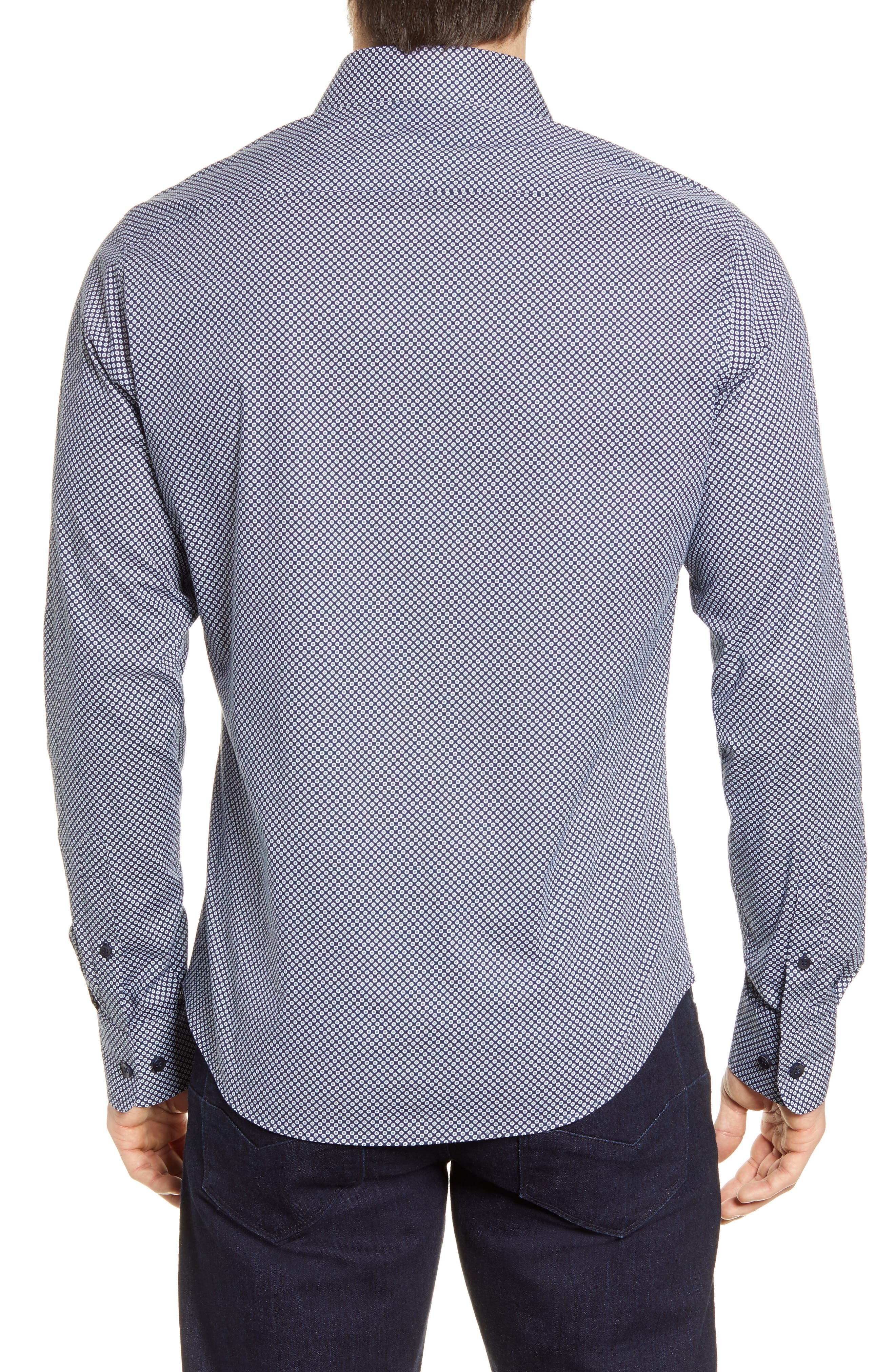 Stone Rose Dot Print Button-Up Shirt (Men) | Nordstromrack