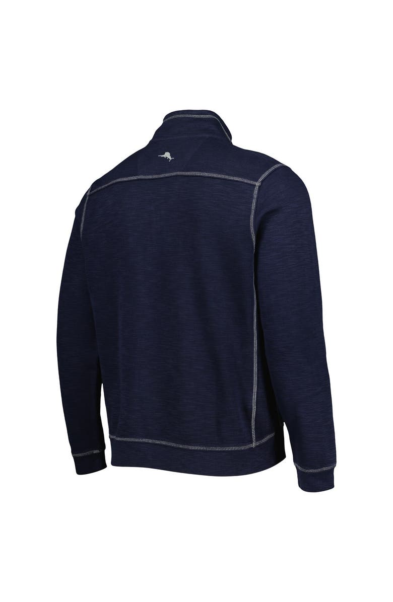 Tommy Bahama Men's Tommy Bahama Blue Houston Astros Tobago Bay Tri-Blend Quarter-Zip Sweatshirt, Alternate, color, 