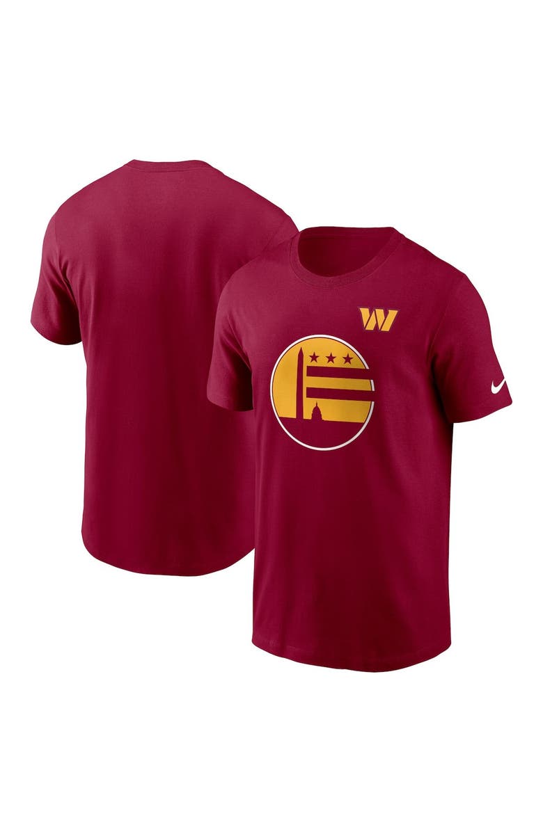Nike Men's Nike Burgundy Washington Commanders Local Essential T-Shirt, Main, color,