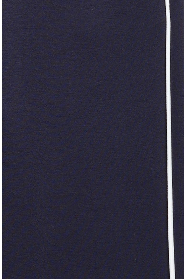 Kids' Bow Scuba Knit Track Pants, Alternate, color, NAVY