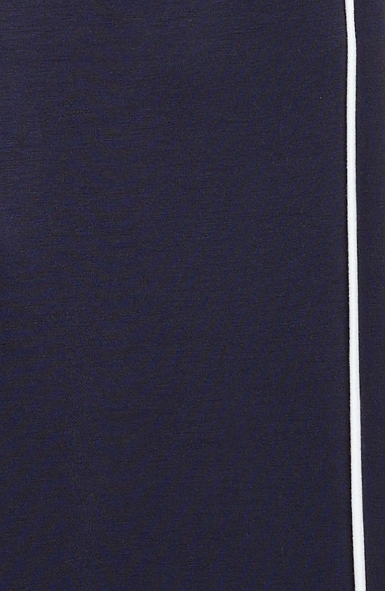 Walking on Sunshine Kids' Bow Scuba Knit Track Pants, Alternate, color, Navy