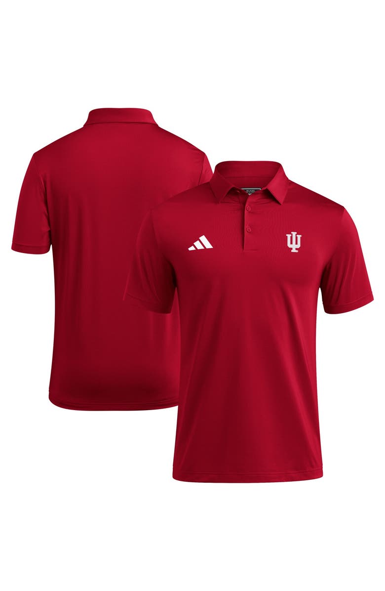 adidas Men's adidas Crimson Indiana Hoosiers Ultimate 365 Polo, Alternate, color, Crimson