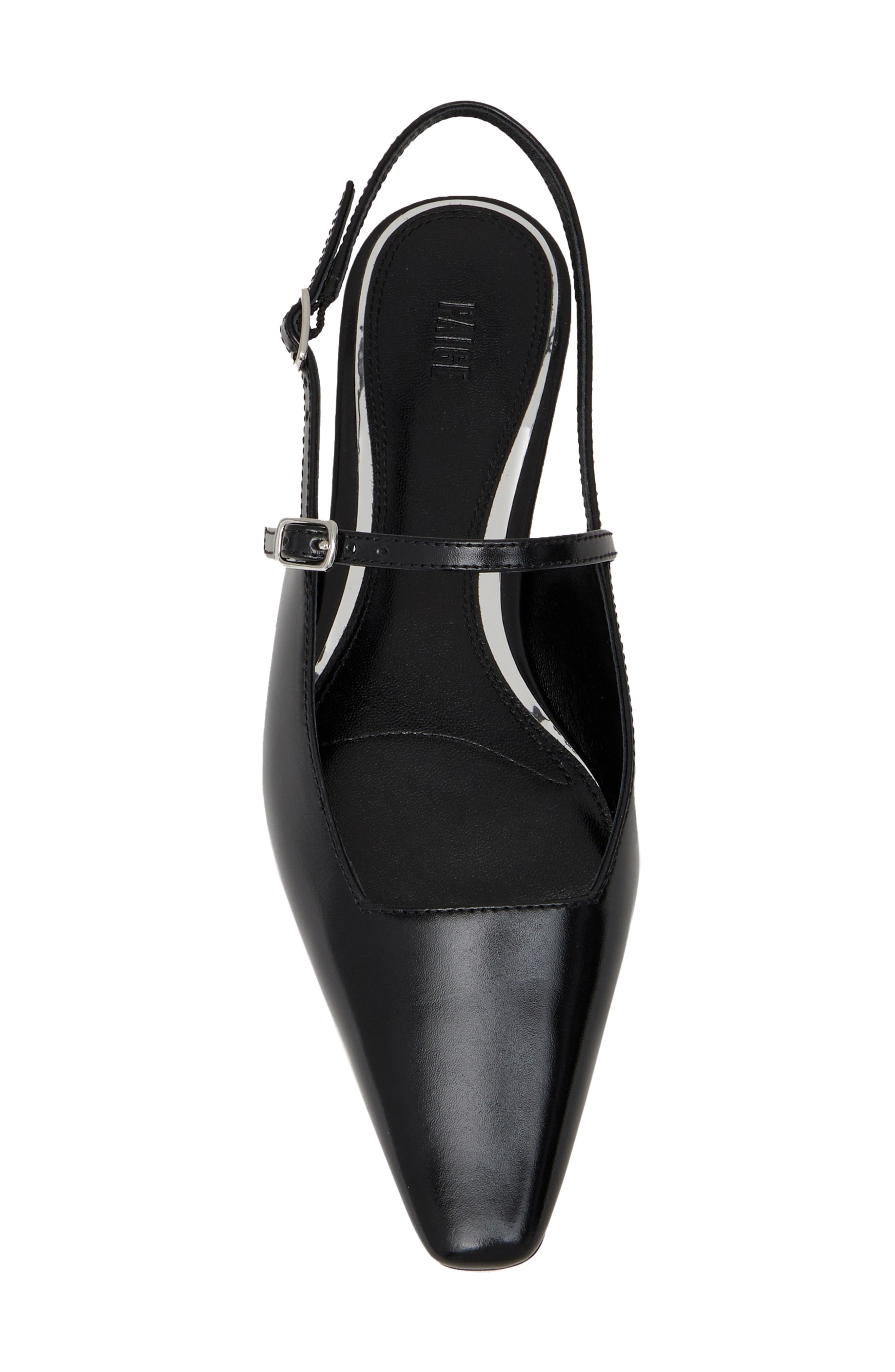 PAIGE Whitley Slingback Mary Jane Flat, Alternate, color, Black