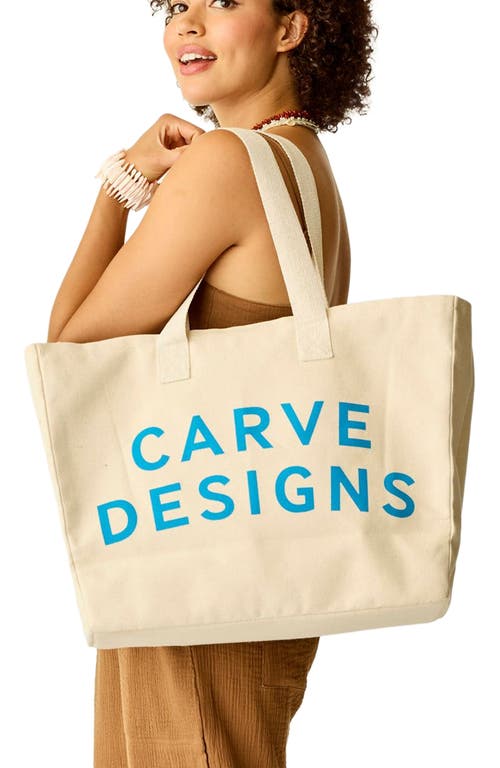 Carve Designs Cotton Tote in Logo at Nordstrom