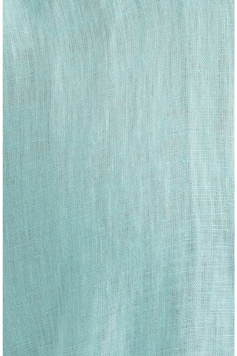 Classic Fit Linen Short Slleeve Button-Down Shirt, Alternate, color, NEW AQUA