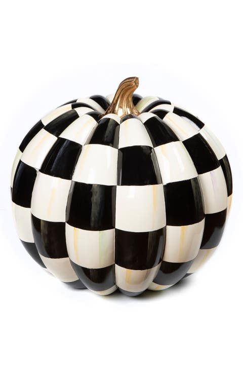 Courtly Check Outdoor Pumpkin