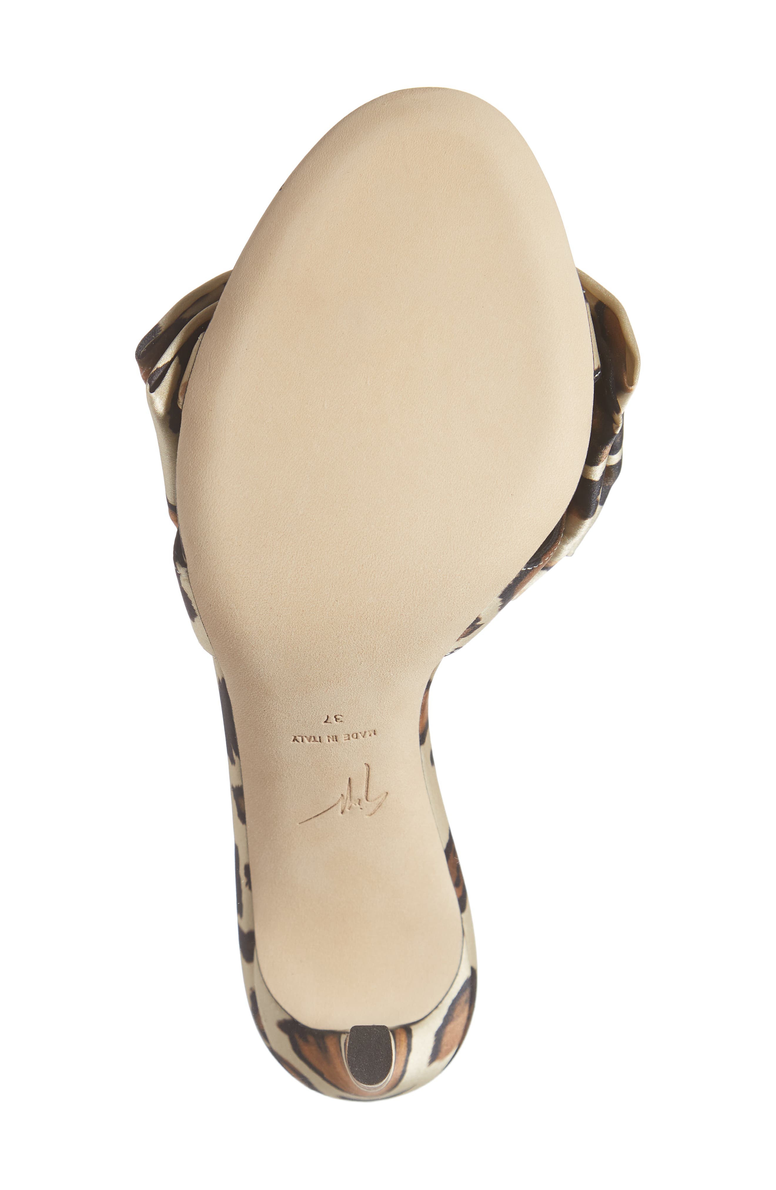 Giuseppe Zanotti Big Bow Slide Sandal, Alternate, color, 