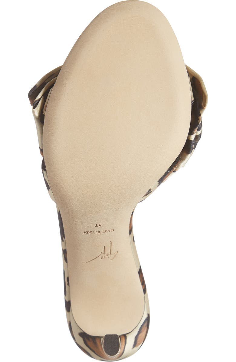 Giuseppe Zanotti Big Bow Slide Sandal, Alternate, color,