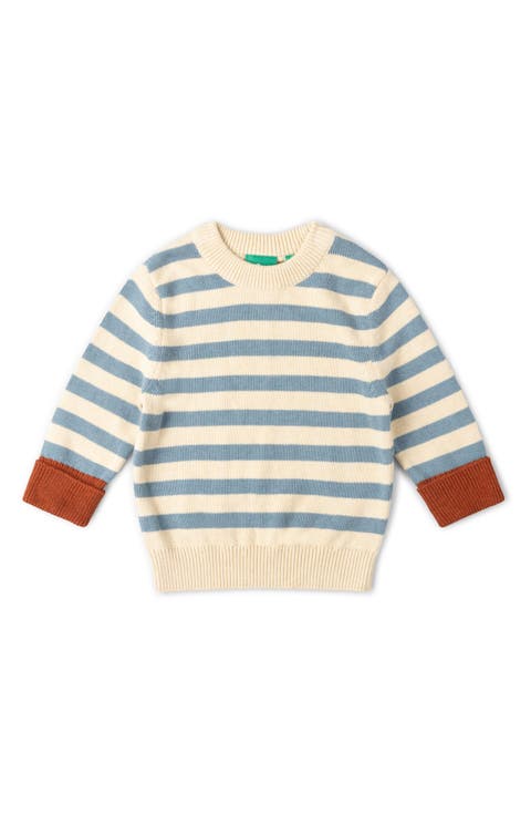 Kids' Stripe Organic Cotton Sweater (Baby & Toddler)
