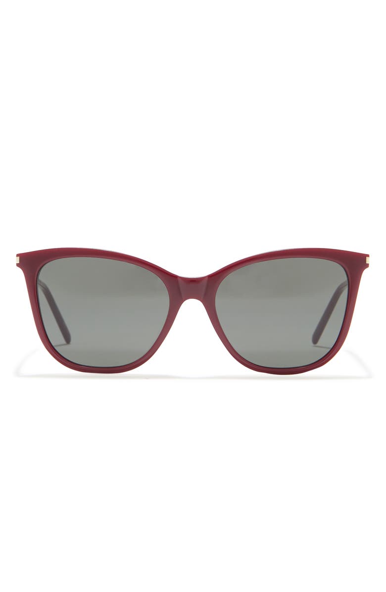 Saint Laurent 55mm Cat Eye Sunglasses, Main, color,