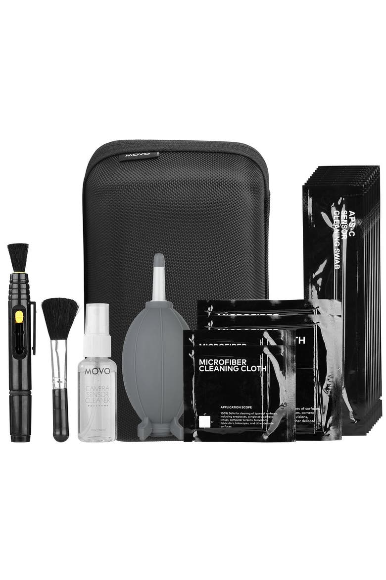 Deluxe Essentials Camera Sensor Cleaning Kit for DSLR Cameras, Main, color, Black