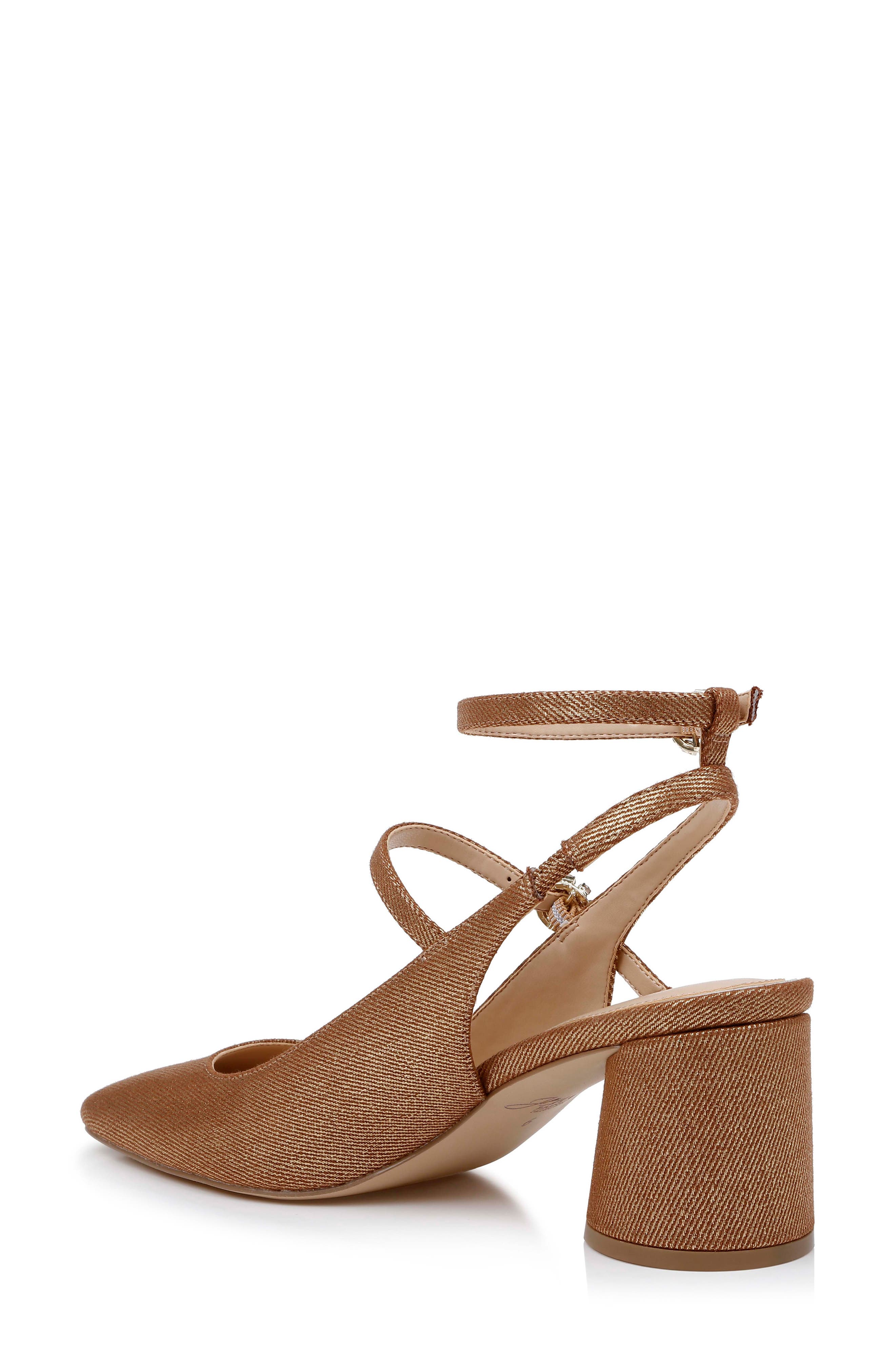 Jewel Badgley Mischka Keilani Ankle Strap Mary Jane Pump, Alternate, color, Gold Metallic