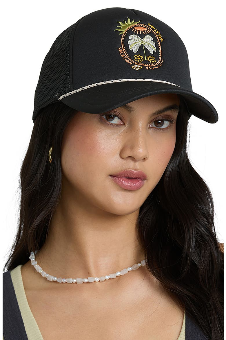 Grandpa Trucker Hat, Alternate, color, OFF BLACK