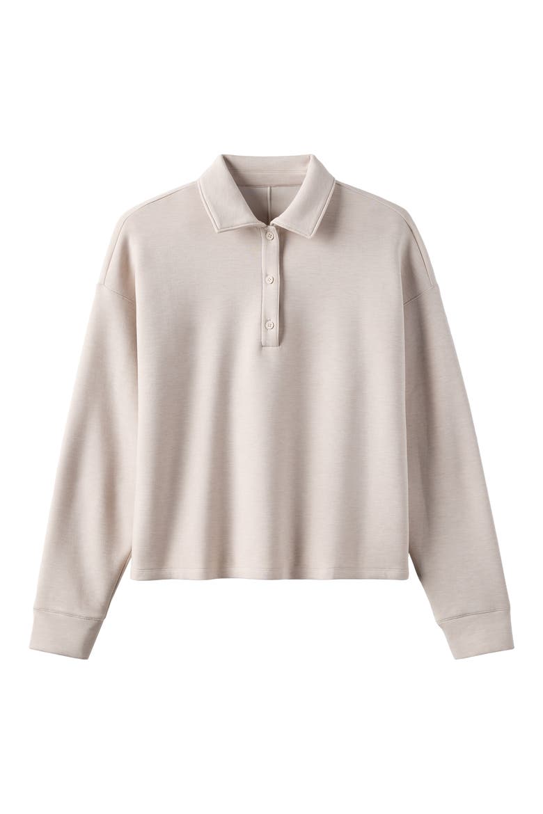 Dreamglow Polo Sweatshirt, Alternate, color, SAND
