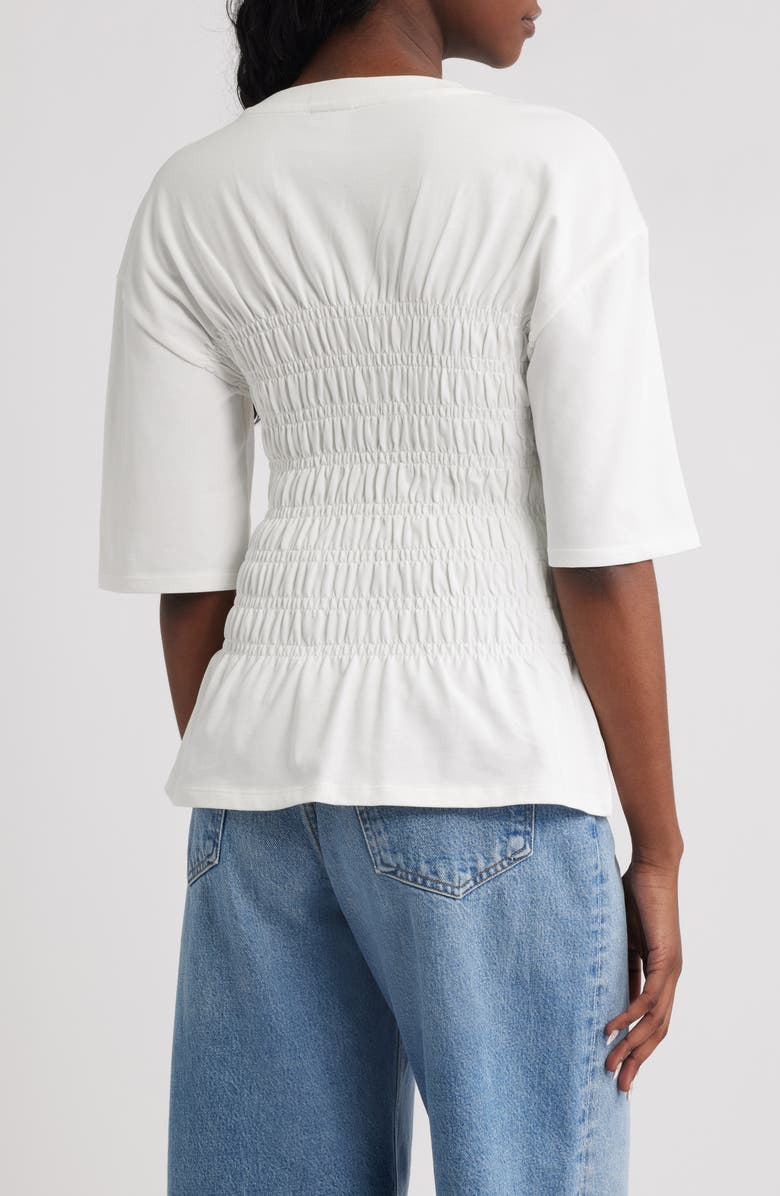 
Other Stories Smocked Top, Alternate, color, White Light