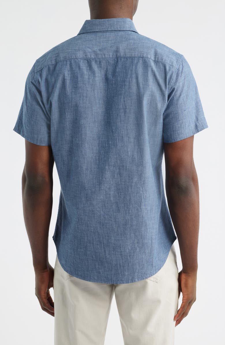 Bonobos Men's Riviera Slim Fit Stretch Dot Short Sleeve Button-Up Shirt, Alternate, color,