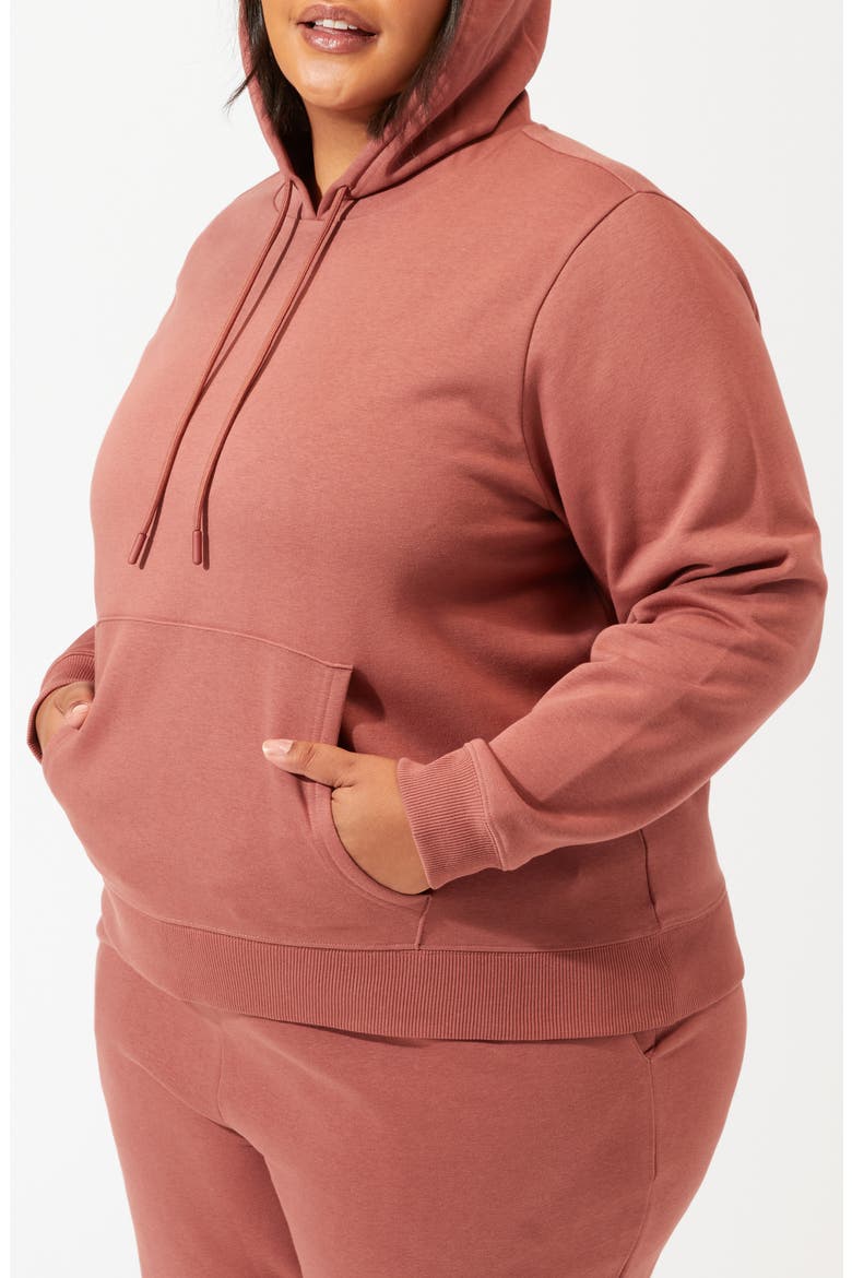 Invincible Fleece Hoodie, Alternate, color, CINNAMON