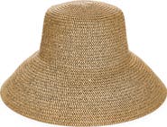 David & Young Marled Straw Floppy Hat