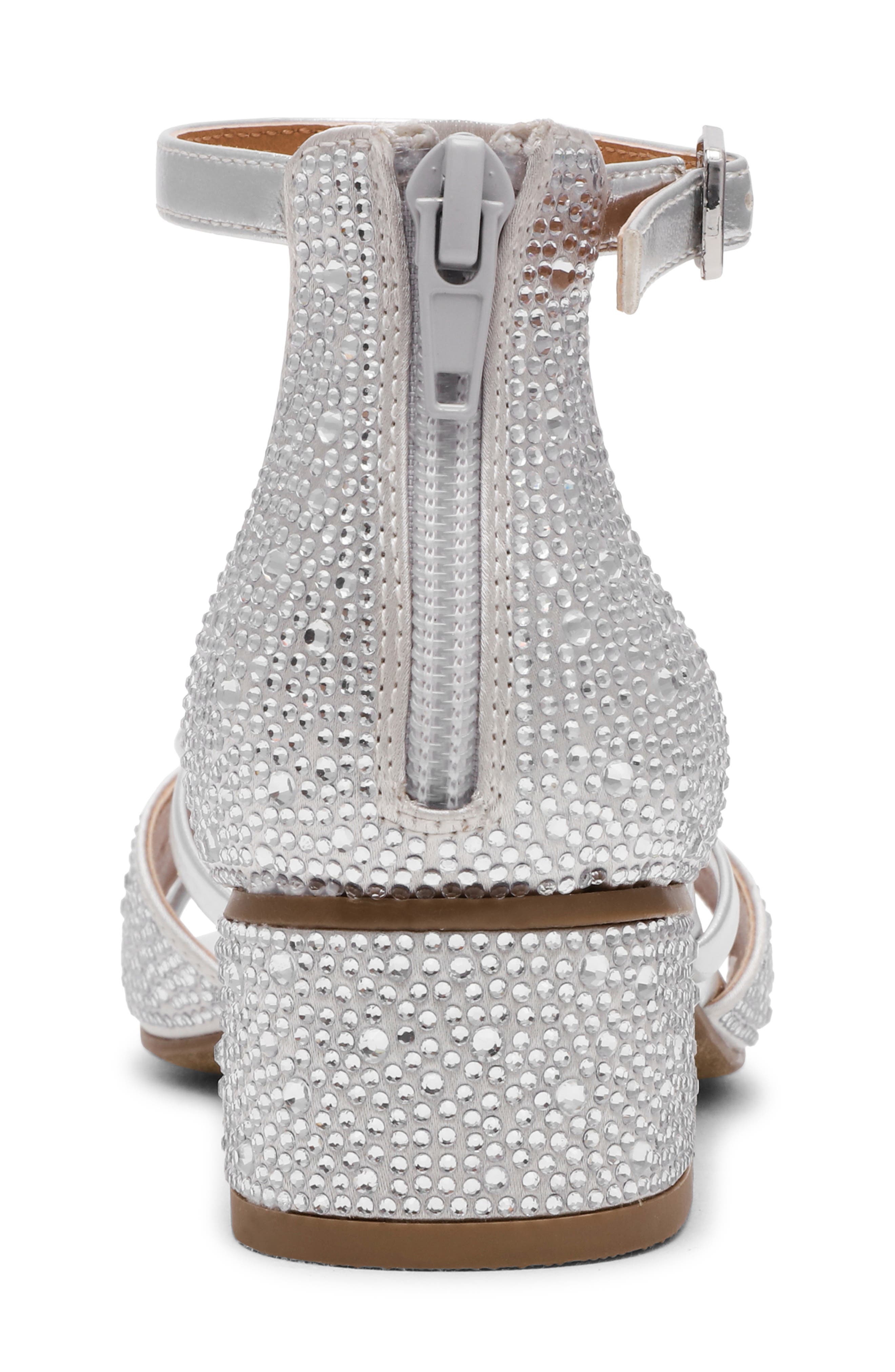 DV by Dolce Vita Kids' Garber Sandal, Alternate, color, Silver Shiny