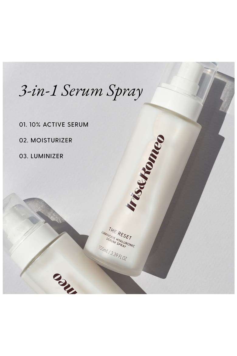 The Reset Luminous Hyaluronic Serum Spray, Alternate, color, NO COLOR