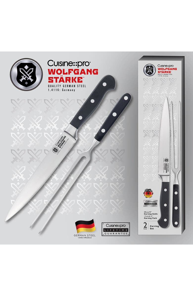Cuisine::pro<sup>®</sup> WOLFGANG STARKE 6.5" carving fork, Alternate, color, Black