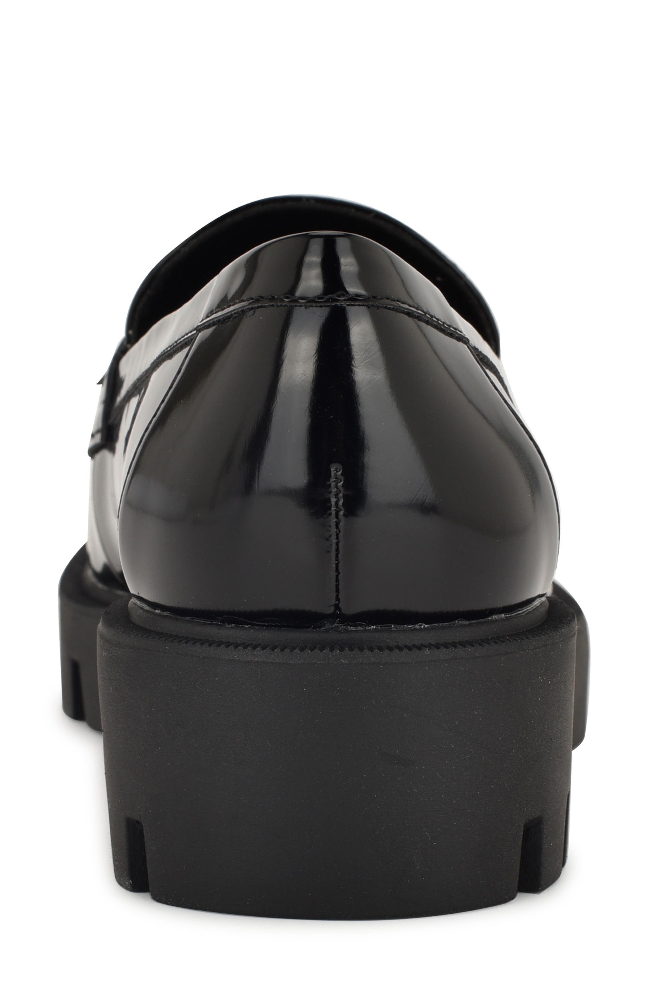 Nine West Missa Platform Lug Loafer, Alternate, color, Black 001