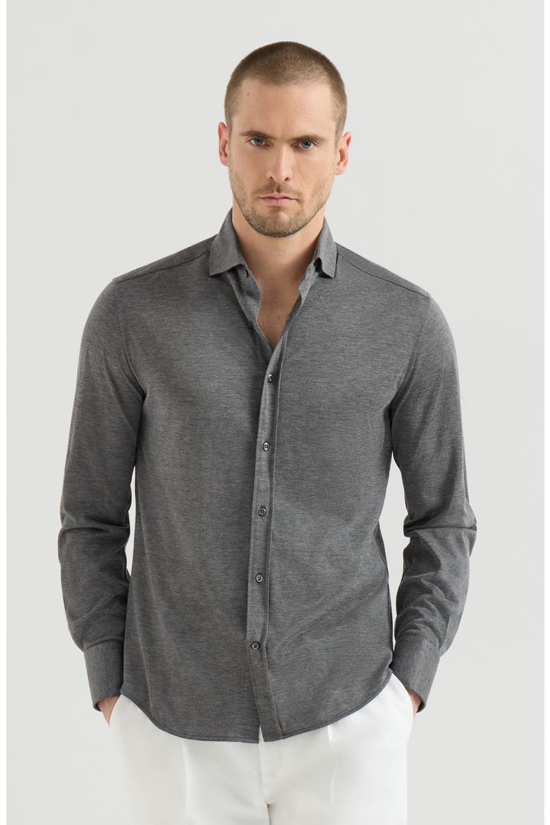 Lightweight jersey shirt, Main, color, Dark Grey