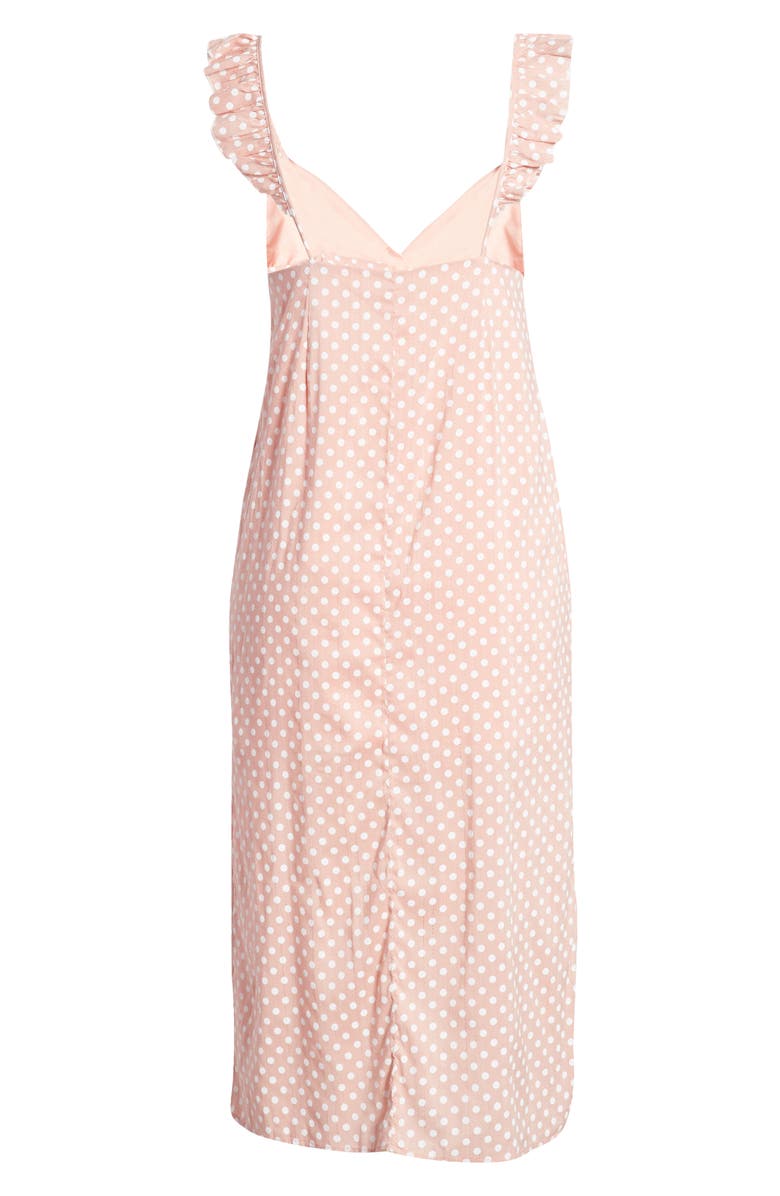 English Factory Polka Dot Slipdress, Alternate, color, 