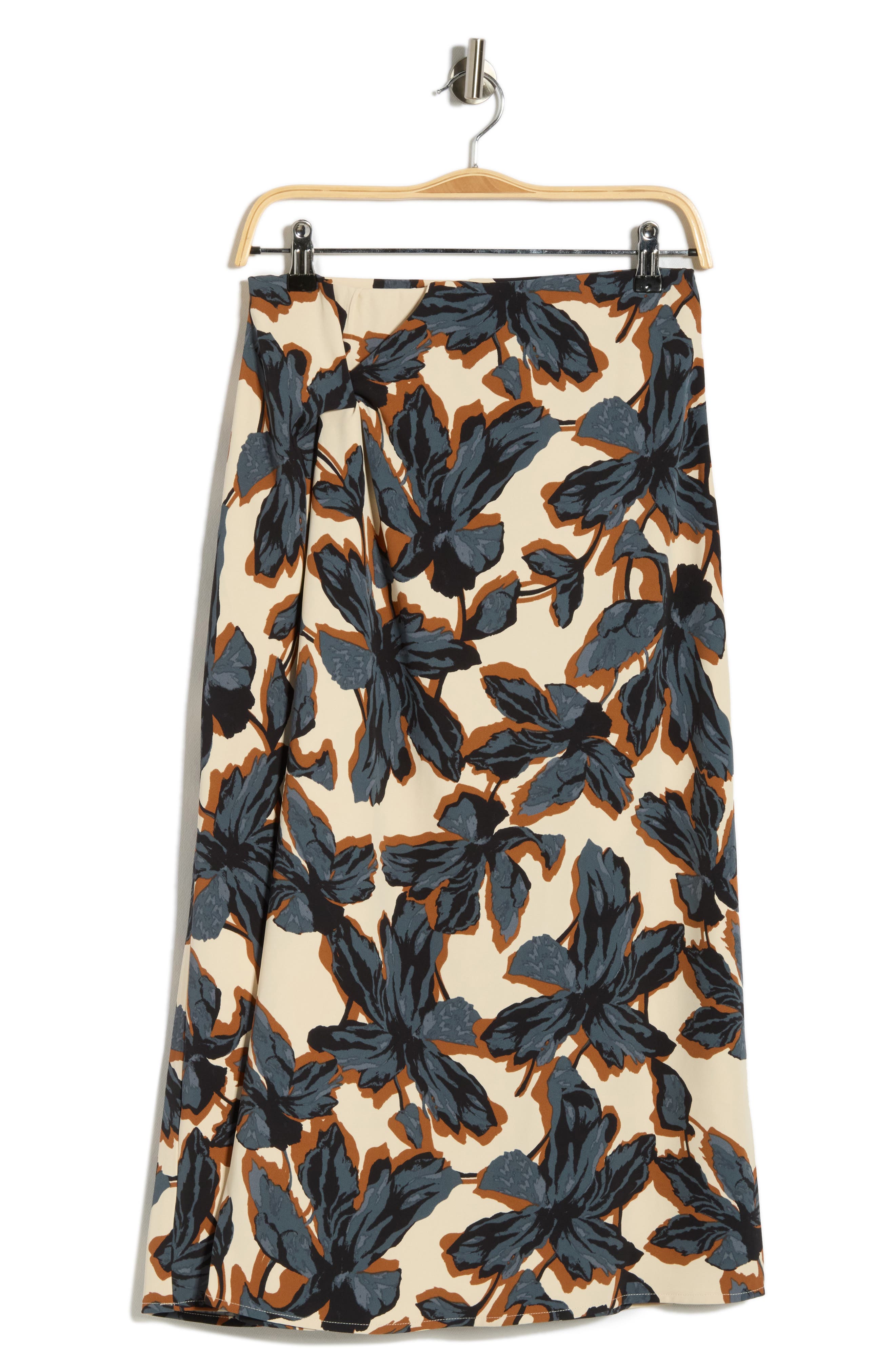 NORDSTROM RACK Twist Detail Midi Skirt (Women) | Nordstromrack