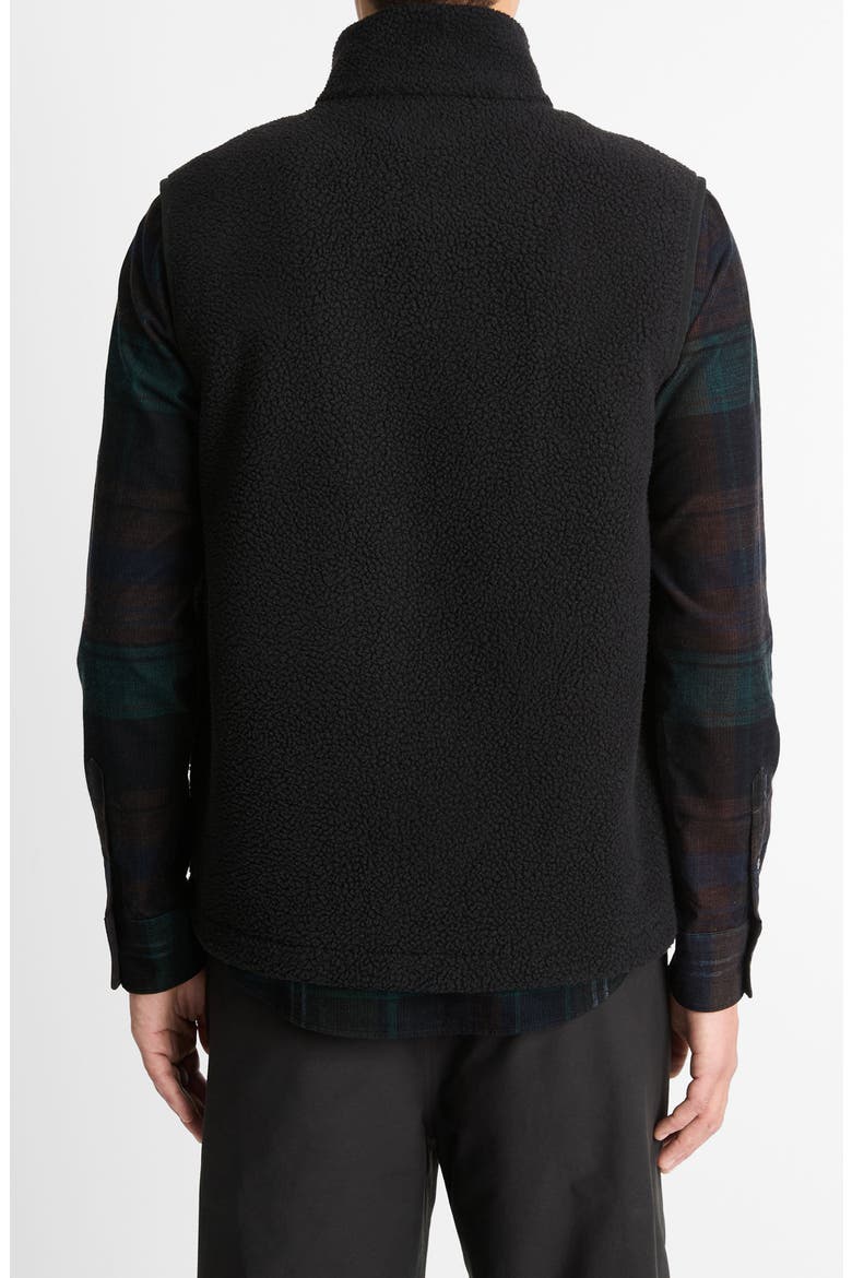 Fleece Vest, Alternate, color, BLACK
