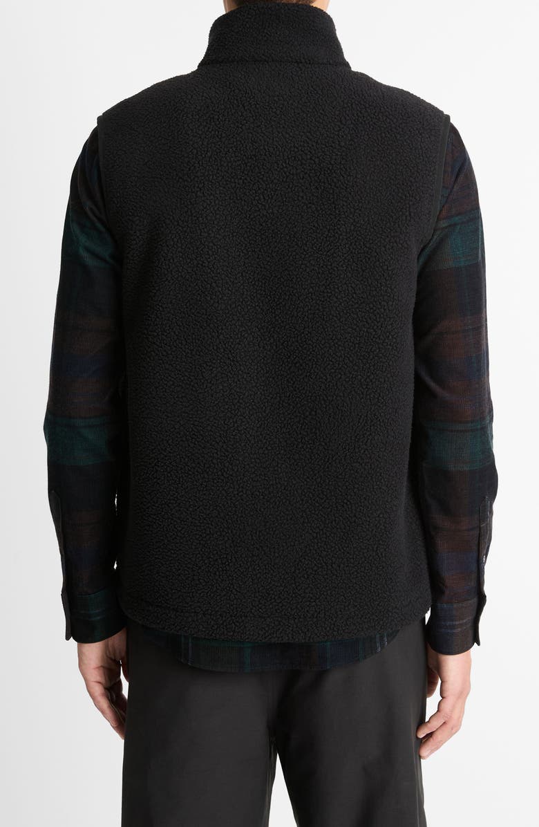 Vince Fleece Vest, Alternate, color, Black