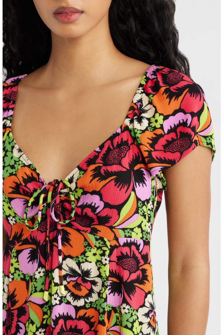 Blooming Minidress, Alternate, color, BLOOM