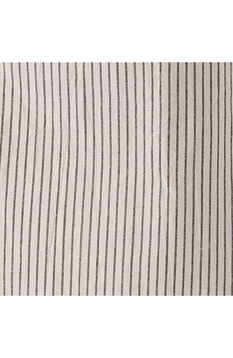 Ripe Maternity Leo Stripe Shirred Dress, Alternate, color, Natural / Black