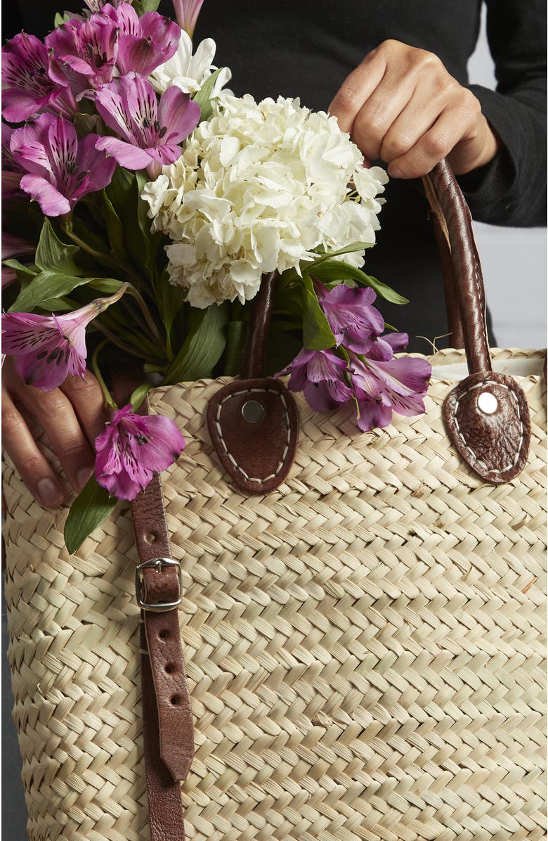 Verve Culture Moroccan Backpack Basket, Alternate, color, NO COLOR