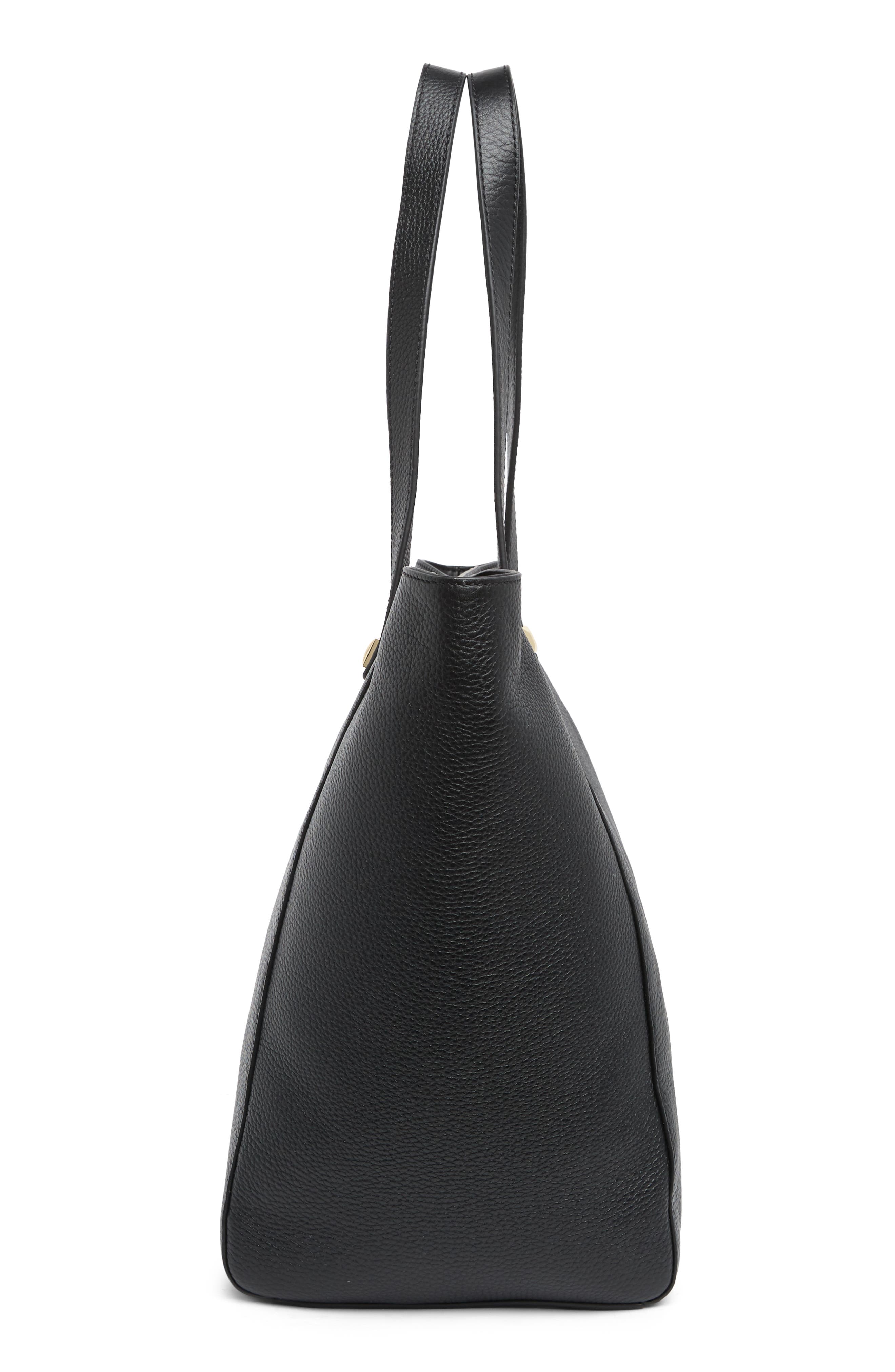 Furla Afrodite Double Handle Leather Tote Bag, Alternate, color, 