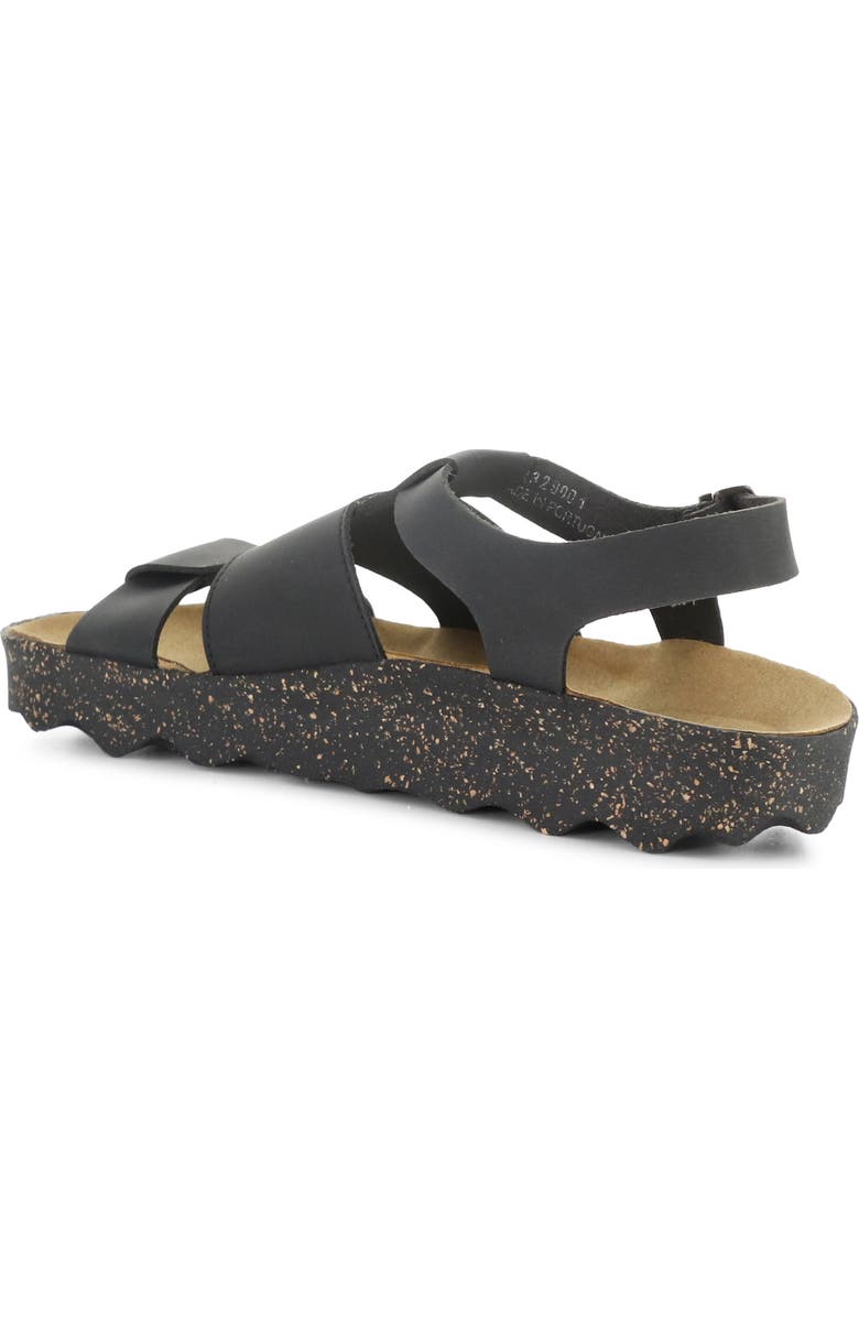Asportuguesas by Fly London Calla Sandal, Alternate, color, Black