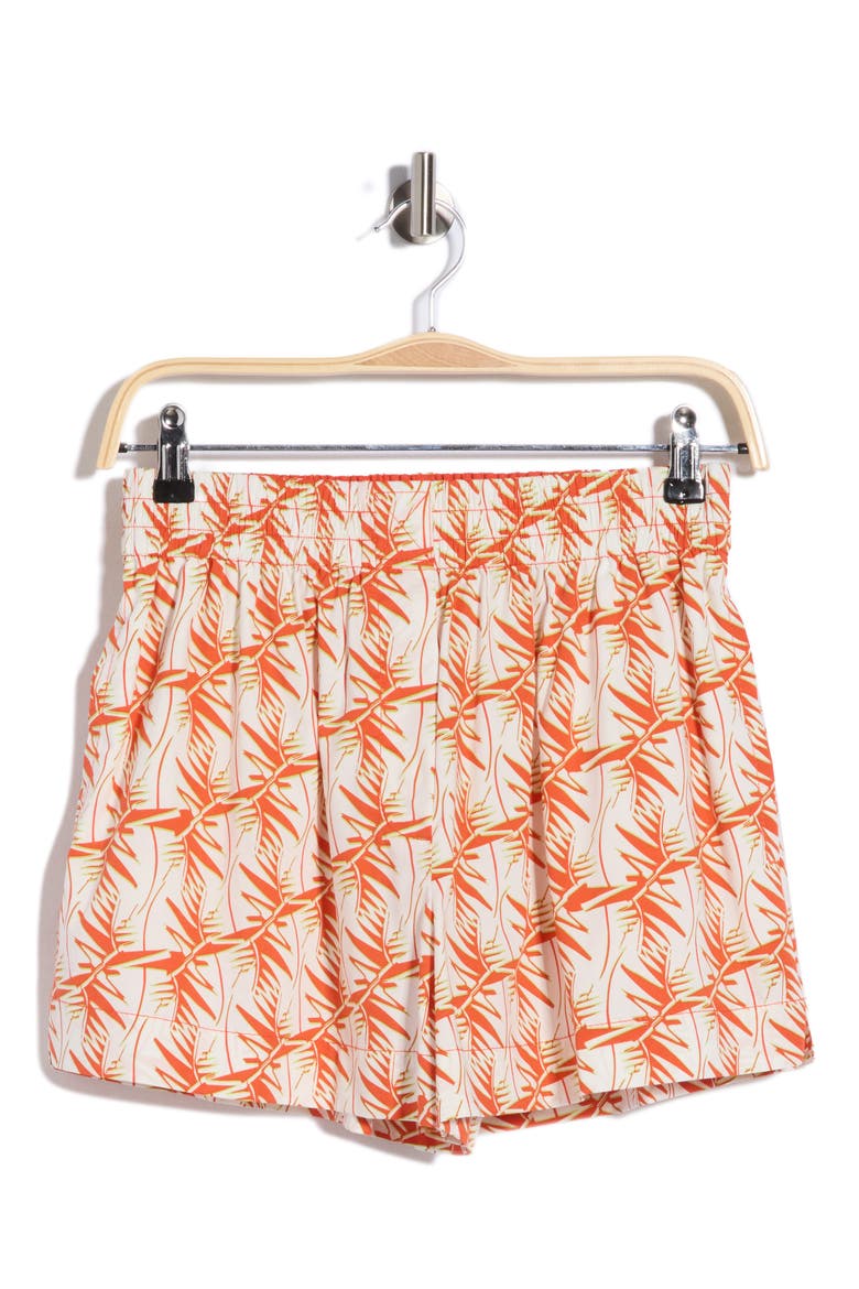Laila Shorts, Alternate, color, PALM GEO ORANGE