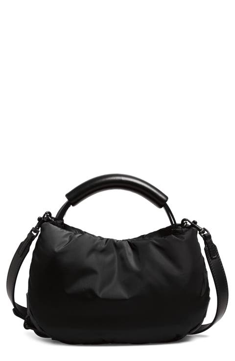 Handle Me Nylon Top Handle Bag