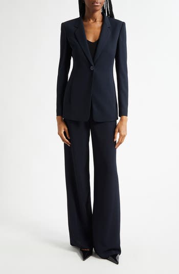 Emporio Armani Textured One-Button Blazer | Nordstrom