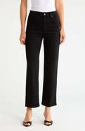 PAIGE Stevie High Waist Ankle Straight Leg Jeans